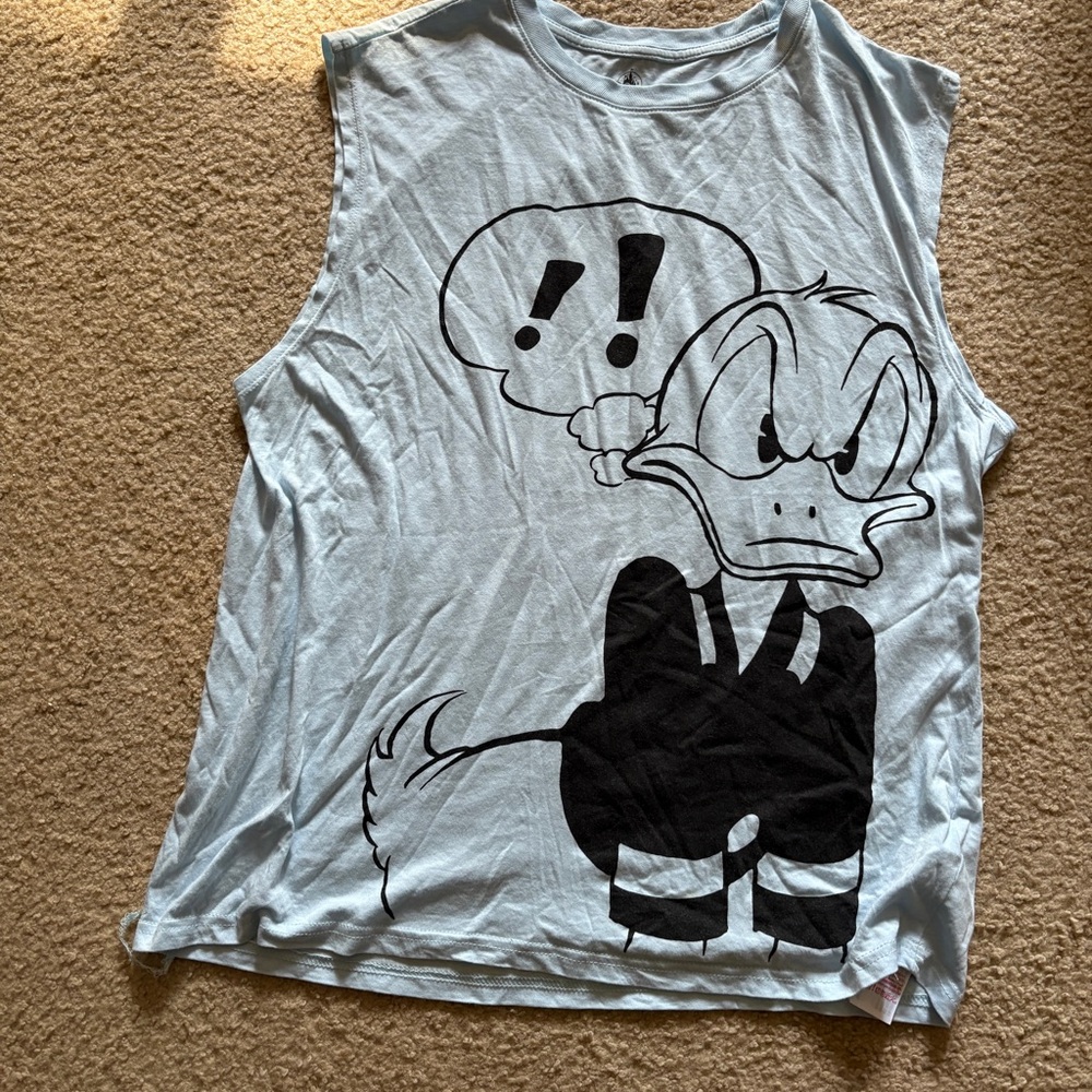 Disneyland Adult  Donald Duck Tank Top